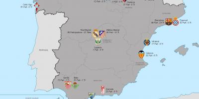 Karta över real Madrid 